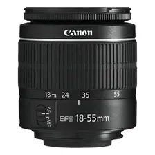 Lente Canon Ef-s 18-55mm F/3.5-5.6 Iii Cor Preto Foto mini 1