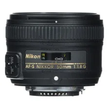Lente Nikon 50mm F/1.8g Af-s Nikkor Foto mini 1