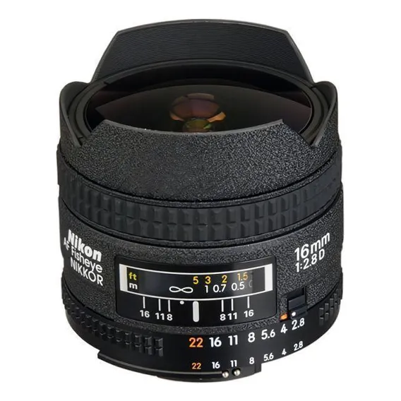 Lente Nikon Af 16mm F/2.8d Fisheye Foto 1