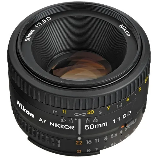 Lente Nikon Af Nikkor 50 mm F/1.8 D Foto 1