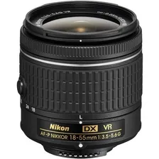 Lente Nikon af-p dx Nikkor 18-55 mm f/3.5-5.6g vr Foto mini 1