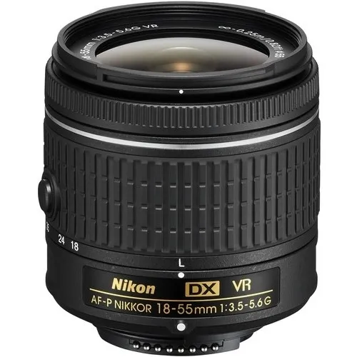 Lente Nikon af-p dx Nikkor 18-55 mm f/3.5-5.6g vr Foto 1