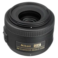 Lente Nikon Af-s Dx Nikkor 35mm F/1.8g Dsrl Autofoco F1.8 Foto mini 1