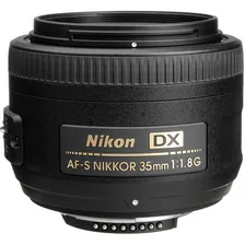 Lente Nikon Af-s Dx Nikkor 35mm F/1.8g Dsrl Autofoco F1.8 Foto mini 4