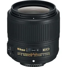 Lente Nikon Fx 35mm F/1.8g Ed Foto  mini 1