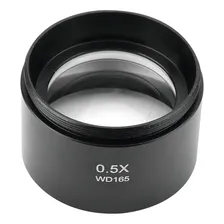 Lente objetiva auxiliar 0,5x, lente objetiva de microsc贸pio E Foto mini 2