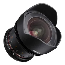 Lente Rokinon 14mm T3.1 Cine Ed como se Umc Montura Nikon F Foto mini 1