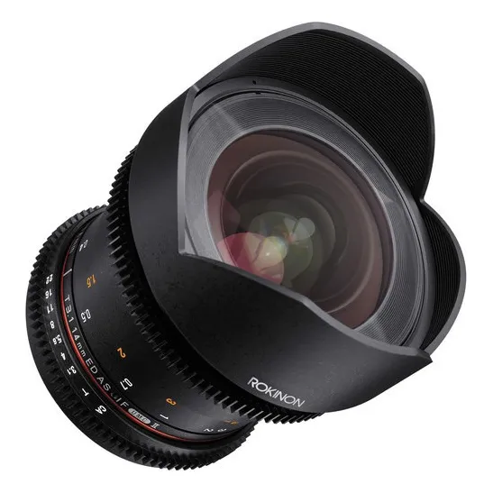 Lente Rokinon 14mm T3.1 Cine Ed como se Umc Montura Nikon F Foto 1