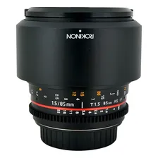Lente Rokinon 85mm T1.5 Cine (canon) Foto mini  3