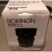 Lente Rokinon 85mm T1.5 Cine (canon) Foto mini 4