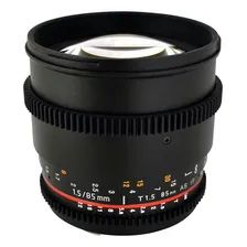Lente Rokinon 85mm T1.5 Cine (canon) Foto mini 2