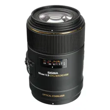 Lente Sigma 105mm F/2.8 Ex Dg Os Hsm Macro Para Nikon Foto mini 1