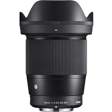 Lente Sigma 16mm F1.4 Dc Dn Para Sony E Contemporary Foto mini 1
