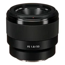 Lente Sony Alpha FE 50mm F 1.8 E-Mount Full Frame Foto  mini 1