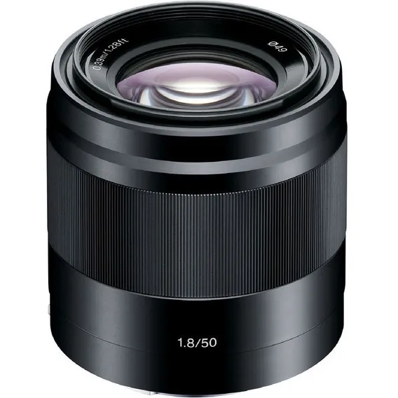 Lente Sony E 50mm F/1.8 Oss - Sel50f18 - S/juros Foto 1