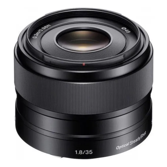 Lente Sony E Mount 35mm F/1.8 - Af - Estabilização - 154g Foto 1