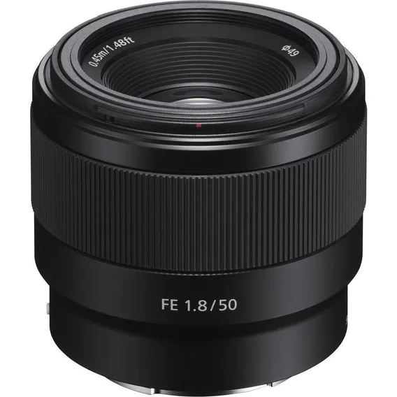 Lente Sony Fe 50mm F/1.8 E-mount Full Frame (sel50f18f) Foto 1