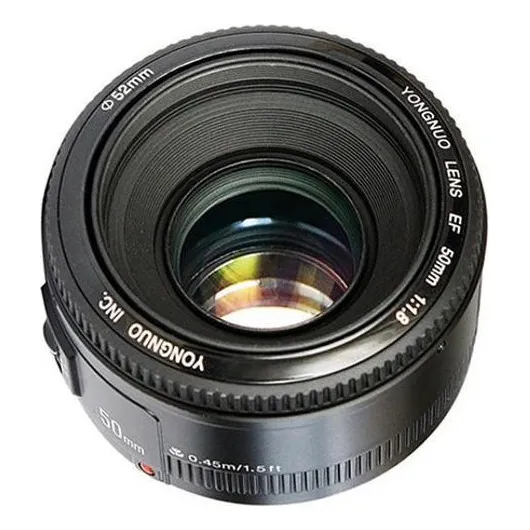 Lente Yongnuo 50mm F/1.8 Af-s Para Nikon - Temos Loja Foto 1