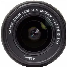 Lente Zoom Con Montaje Canon Ef-s Canon Ef-s 18-55mm 18-55mm De Distancia Focal Color Preto Foto mini 3