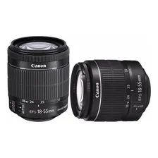 Lente Zoom Con Montaje Canon Ef-s Canon Ef-s 18-55mm 18-55mm De Distancia Focal Color Preto Foto mini 2