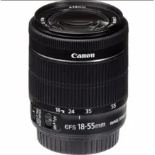 Lente Zoom Con Montaje Canon Ef-s Canon Ef-s 18-55mm 18-55mm De Distancia Focal Color Preto Foto mini 1