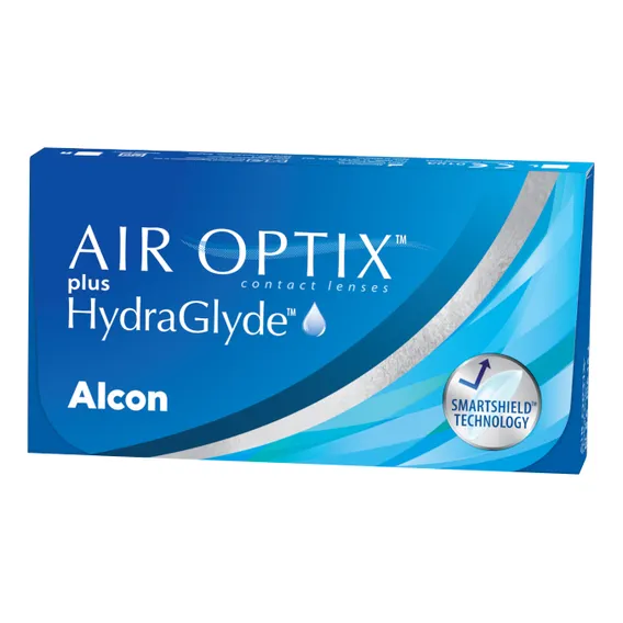 Lentes De Contato Air Optix Plus Hydraglyde - Mensal Grau Esférico -11.00 Miopia Foto 1