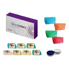 Lentes De Contato Solflex Natural Colors - Com Ou Sem Grau Grau Esférico -2,50 (miopia) Foto  mini 1