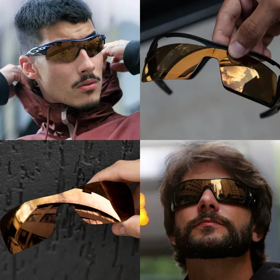 Lentes Para Antix - Hidrof贸bica Cor Gold Foto 1