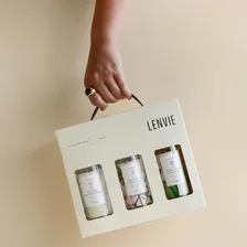 Lenvie Kit 3 脕guas Perfumadas 200ml Alecrim Magn贸lia Patchou Foto mini 3