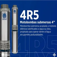 Leão 87601563-00 bomba submersa 4r5pa-09 230 1,5 cv monofásica 220v Foto mini  3