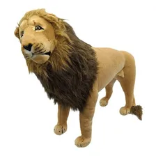 Leão Gigante De Pelúcia Realista Rei Leão 110cm Foto mini 2