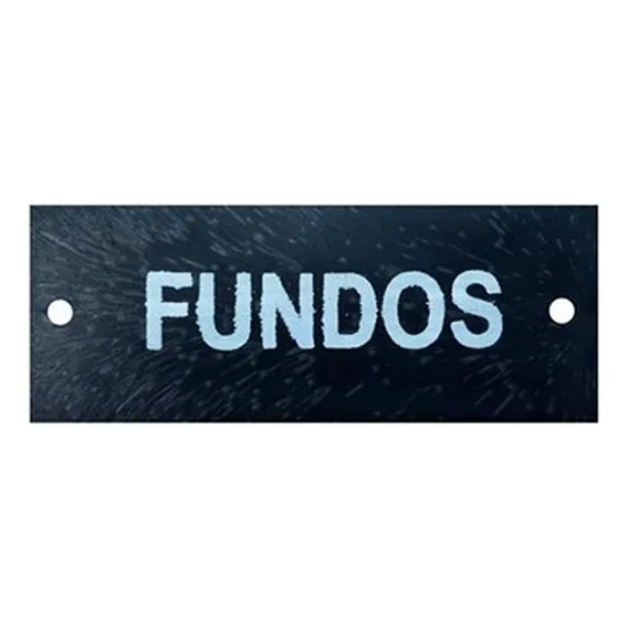 Letra Retangular Pvc Fundos Caiado - Kit C/25 Peca Foto 1