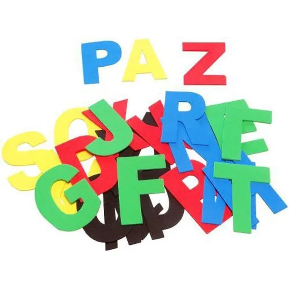 Letras Letreiro Eva Painel Decoração 260 Letras 10 Cm Altura Cor Outro Foto 1