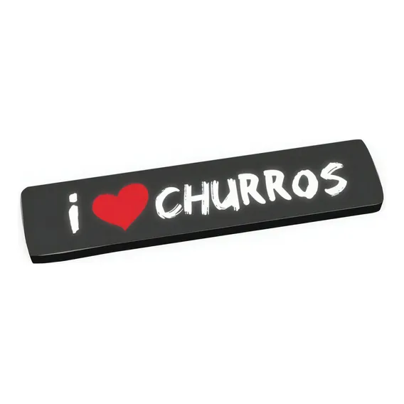 Letreiro Luminoso I Love Churros - Decoração Churros Foto 1