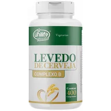 Levedo de Cerveja Complexo B Unilife 400 Comprimidos Foto mini 1
