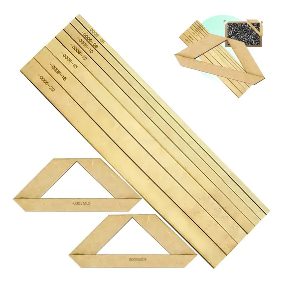 Levolpe Cartonagem kit régua mdf Foto 1