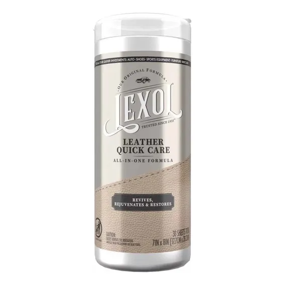 Lexol Lenços Umedecidos Para Limpeza De Couro - 30 Lenços Foto 1