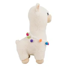 Lhama Branco Amarronzada Pelucia 32.5cm Foto mini 3