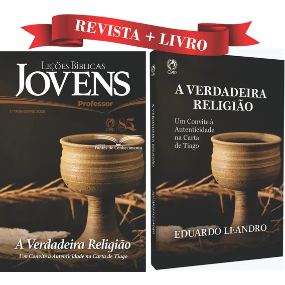 Lições Bíblicas Jovens Kit Revista Professor+livro De Apoio Foto 1