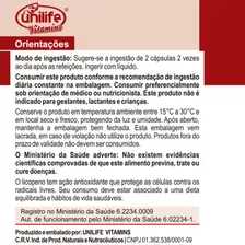 Licopeno Unilife Liprost E Vitamina E 60 Cápsulas Sabor Sem sabor Foto mini 4