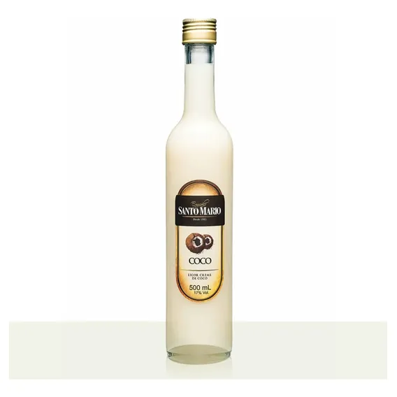 Licor Creme De Coco 500ml Santo Mario Artesanal Foto 1