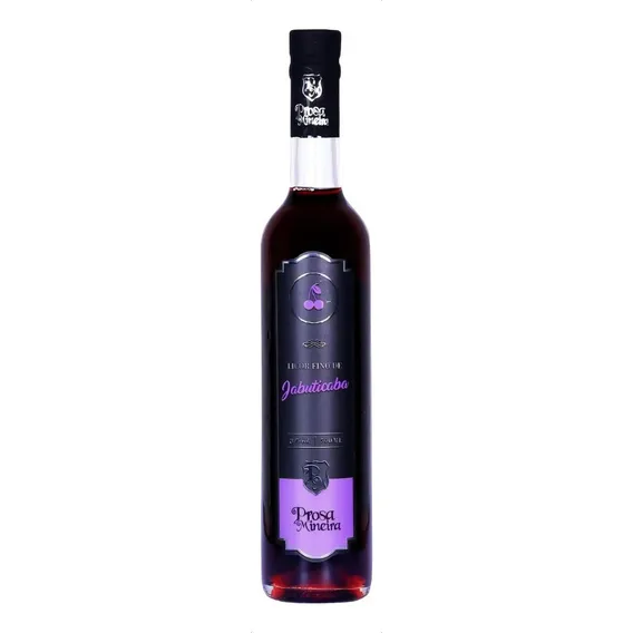 Licor De Cachaça Com Jabuticaba Prosa Mineira 500ml Foto 1