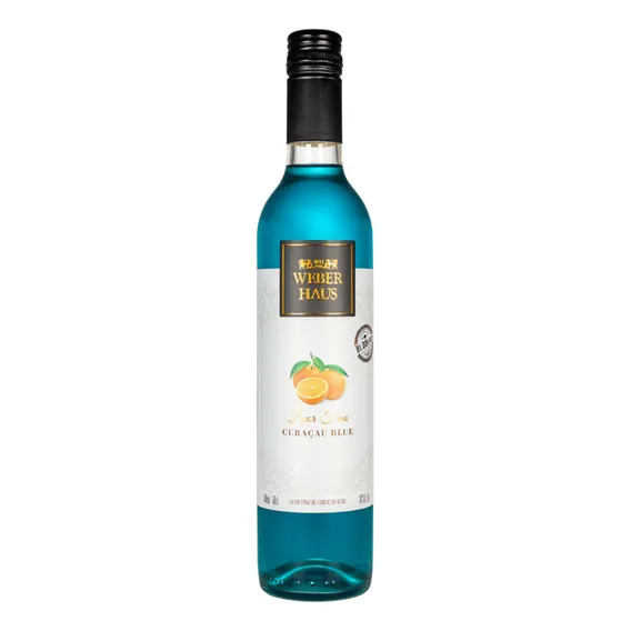 Licor Fino Curacau Blue Weber Haus 500ml Foto 1