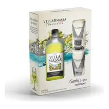Licor Limoncello Villa Massa 700ml + 2 Copos Personalizados Foto mini 3