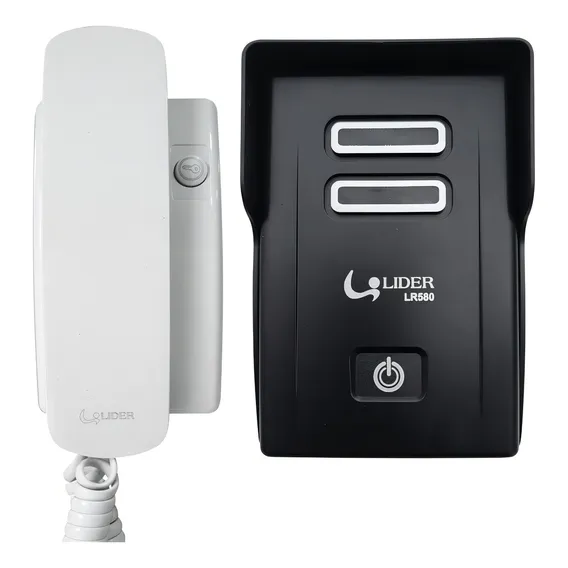 Lider Kit Porteiro Eletronico Interfone Touch Lr580 Smart Foto 1