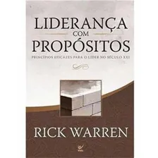 Liderança Com Propósitos Livro Rick Warren Foto mini 1