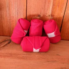 Liga De Descanso Para Cavalo Jogo Com 4 Peças Super Cor Vermelho Foto mini 1