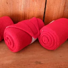 Liga De Descanso Para Cavalo Jogo Com 4 Peças Super Cor Vermelho Foto mini 3