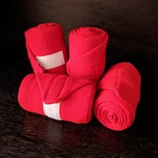 Liga De Descanso Para Cavalo Jogo Com 4 Peças Super Cor Vermelho Foto mini 2