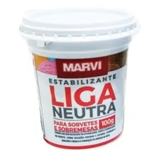 Liga Neutra Estabilizante P/sorvetes Bolo 100gr Marvi Foto mini 1